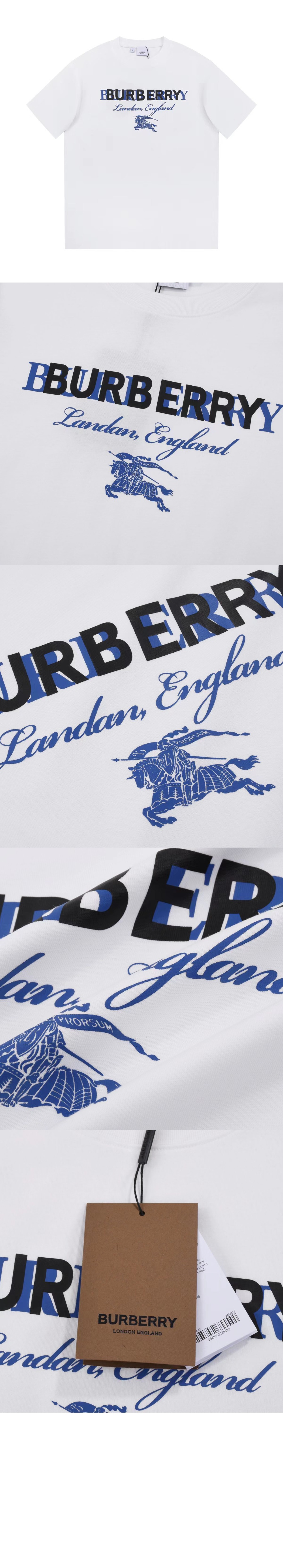 미러급레플리카사이트 | 명품레플리카 전문 쇼핑몰  | 퍼스트원 - 로고 코튼 티셔츠 > 버버리