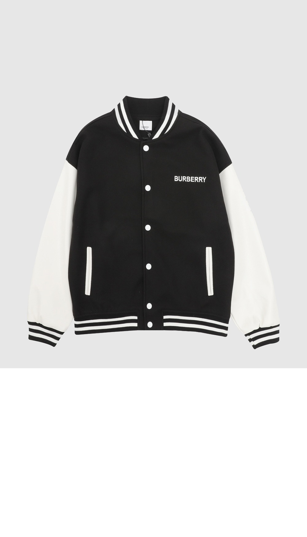 미러급레플리카사이트 | 명품레플리카 전문 쇼핑몰  | 퍼스트원 - 로고 야구 점퍼 > 버버리