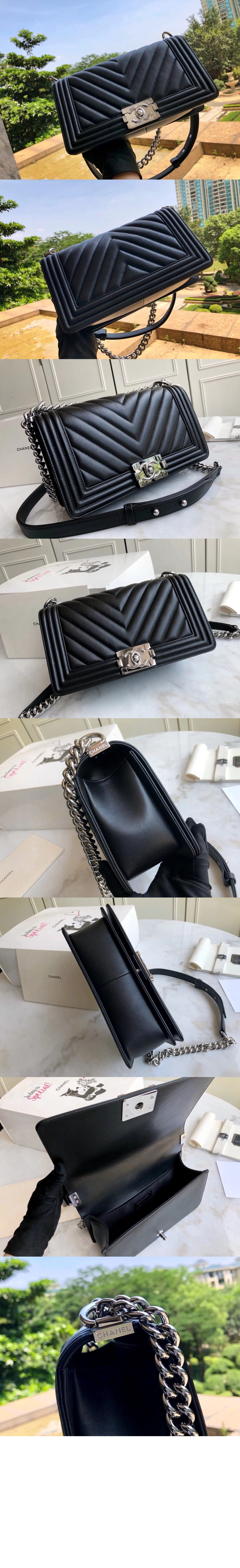 미러급레플리카사이트 | 명품레플리카 전문 쇼핑몰  | 퍼스트원 - 쉐브론 보이백 램스킨 미듐 A67086 > 샤넬