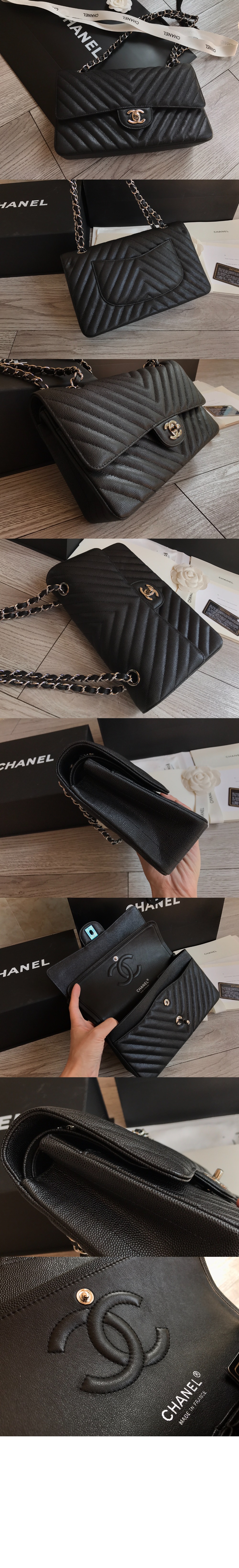 미러급레플리카사이트 | 명품레플리카 전문 쇼핑몰  | 퍼스트원 - 쉐브론 클래식 캐비어 미듐 A01112 > 샤넬