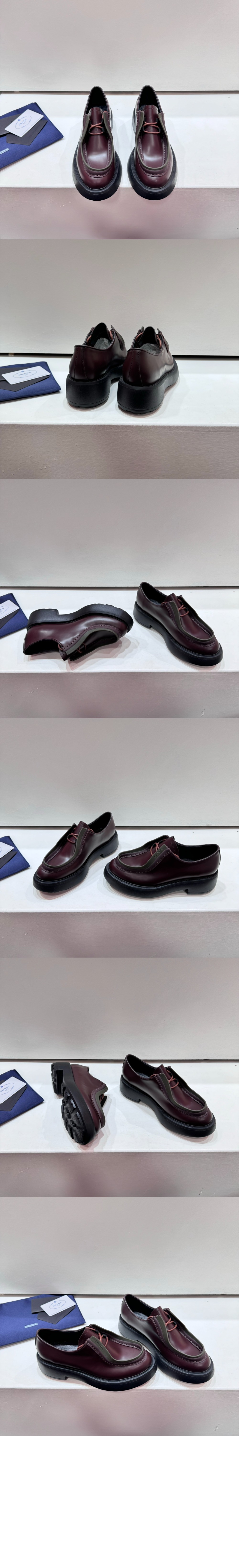 미러급레플리카사이트 | 명품레플리카 전문 쇼핑몰  | 퍼스트원 - 러쉬드 레이스업 로퍼 2EG421 > 프라다