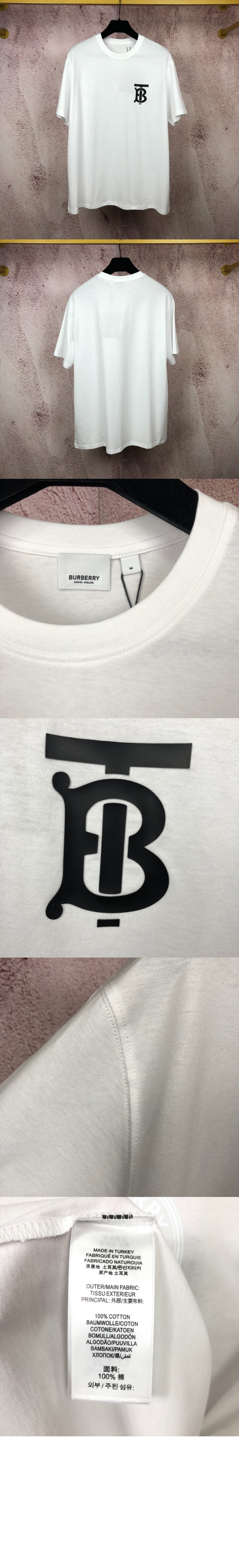 미러급레플리카사이트 | 명품레플리카 전문 쇼핑몰  | 퍼스트원 - 로고 코튼 티셔츠 > 버버리