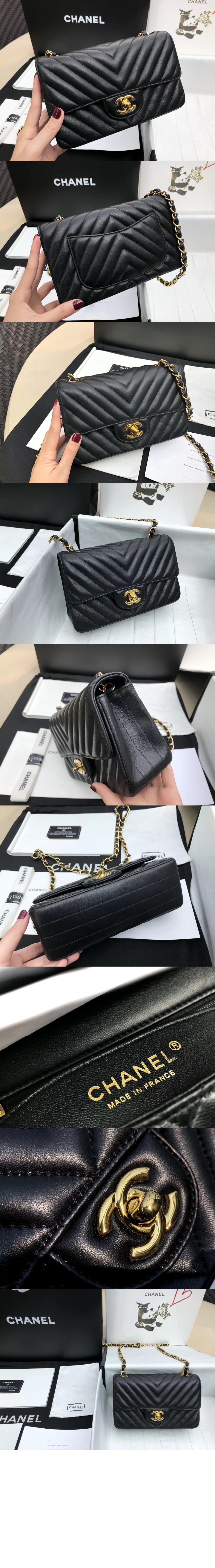 미러급레플리카사이트 | 명품레플리카 전문 쇼핑몰  | 퍼스트원 - 쉐브론 클래식 램스킨 뉴미니 A69900 > 샤넬