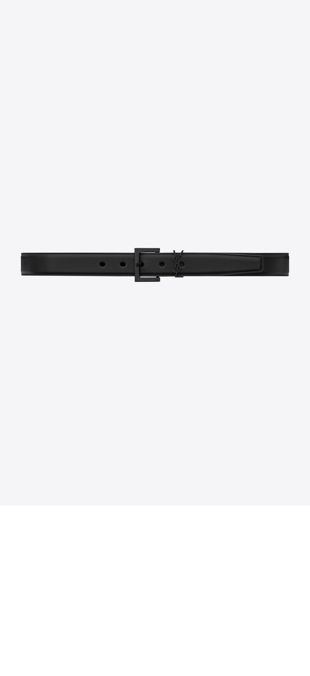 미러급레플리카사이트 | 명품레플리카 전문 쇼핑몰  | 퍼스트원 - 스퀘어 버클을 장식한 유광 박스 생 로랑 가죽 소재의  벨트 634437 > 생로랑