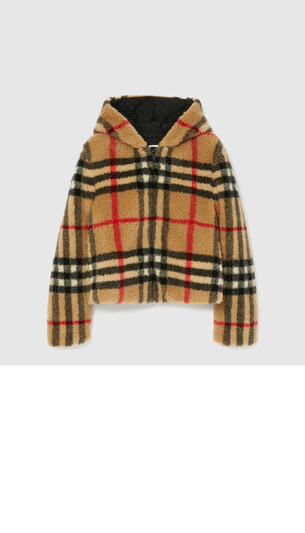 미러급레플리카사이트 | 명품레플리카 전문 쇼핑몰  | 퍼스트원 - 체크 플리스 재킷 > 버버리