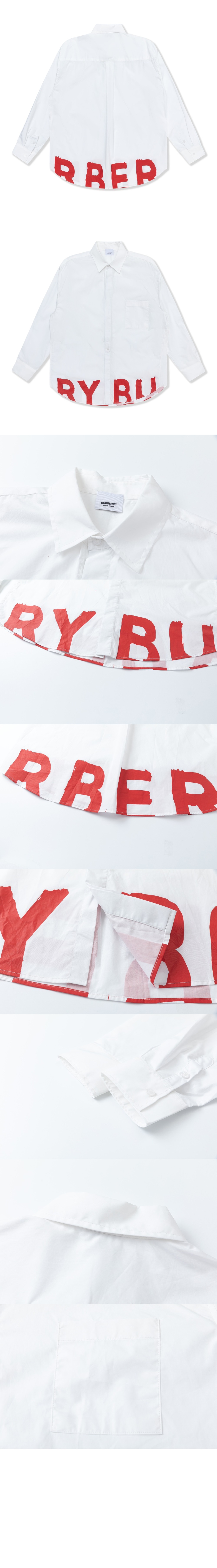 미러급레플리카사이트 | 명품레플리카 전문 쇼핑몰  | 퍼스트원 - 코튼 로고 셔츠 > 버버리