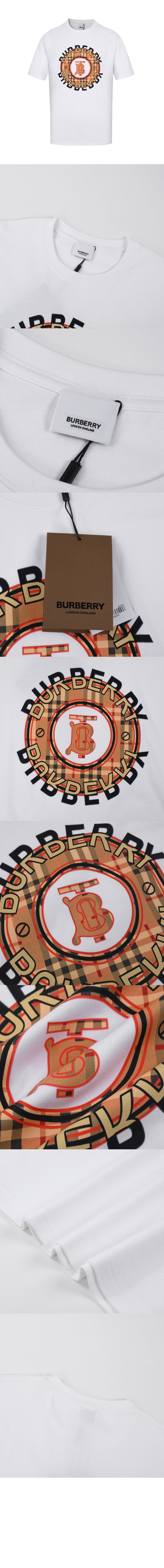 미러급레플리카사이트 | 명품레플리카 전문 쇼핑몰  | 퍼스트원 - 로고 코튼 티셔츠 > 버버리