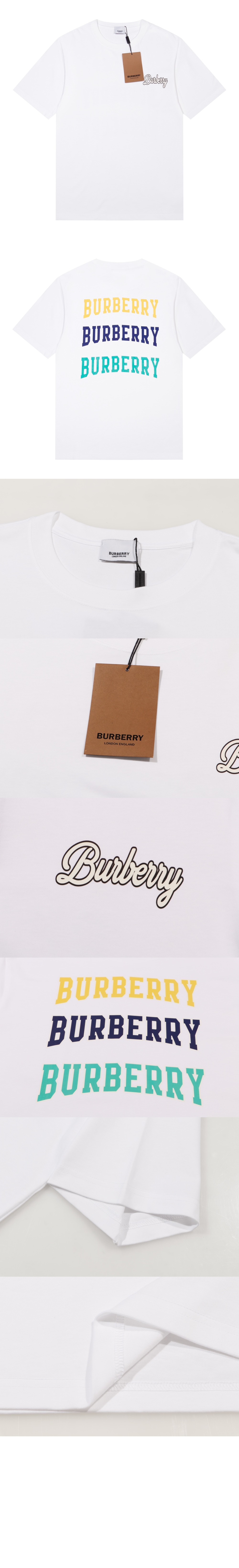 미러급레플리카사이트 | 명품레플리카 전문 쇼핑몰  | 퍼스트원 - 로고 코튼 티셔츠 > 버버리