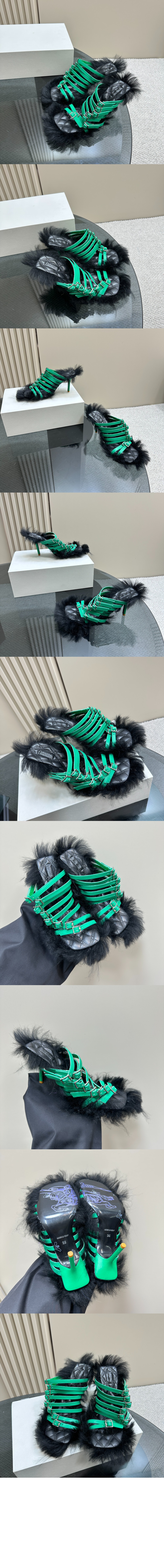 미러급레플리카사이트 | 명품레플리카 전문 쇼핑몰  | 퍼스트원 - 사틴 스텝 퍼즈 샌들 80744831 > 버버리