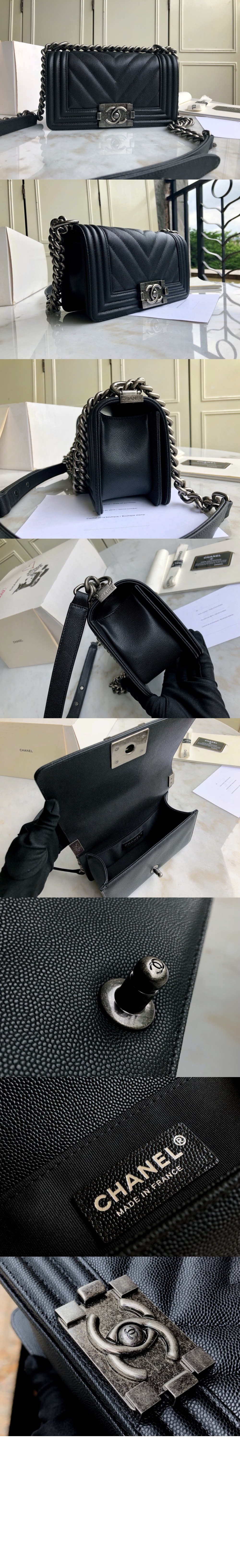 미러급레플리카사이트 | 명품레플리카 전문 쇼핑몰  | 퍼스트원 - 쉐브론 보이백 캐비어 스몰 A67085 > 샤넬