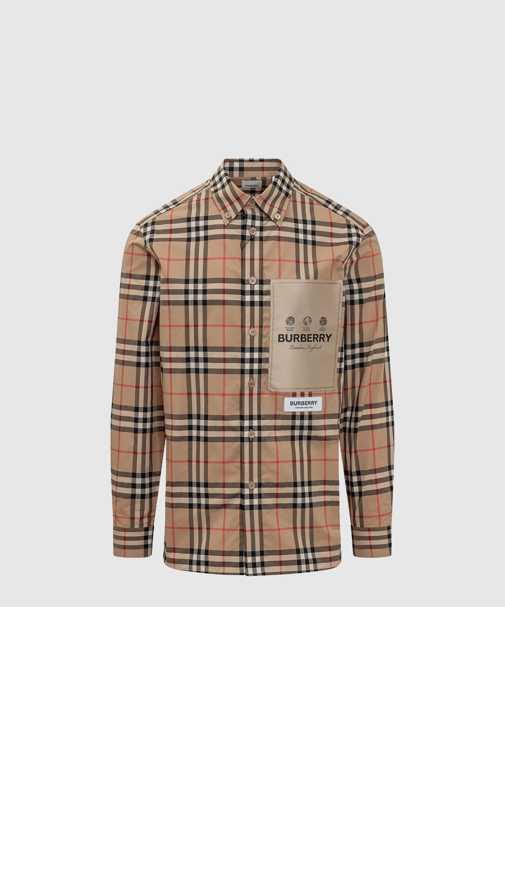 미러급레플리카사이트 | 명품레플리카 전문 쇼핑몰  | 퍼스트원 - 코튼 로고 셔츠 > 버버리