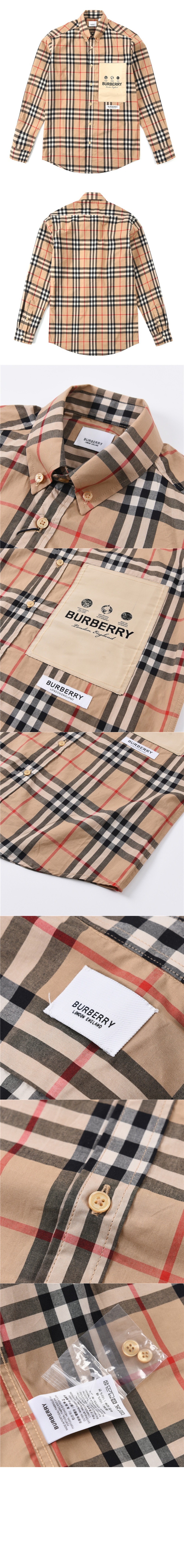 미러급레플리카사이트 | 명품레플리카 전문 쇼핑몰  | 퍼스트원 - 코튼 로고 셔츠 > 버버리