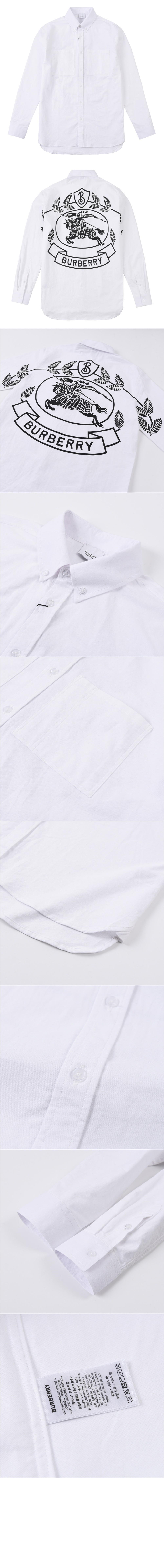 미러급레플리카사이트 | 명품레플리카 전문 쇼핑몰  | 퍼스트원 - 코튼 로고 셔츠 > 버버리