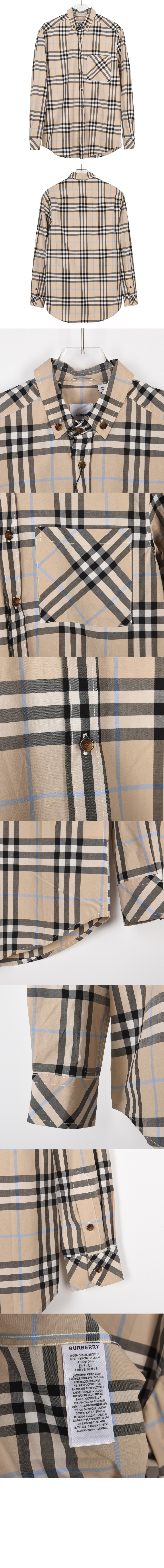 미러급레플리카사이트 | 명품레플리카 전문 쇼핑몰  | 퍼스트원 - 체크 로고 셔츠 > 버버리