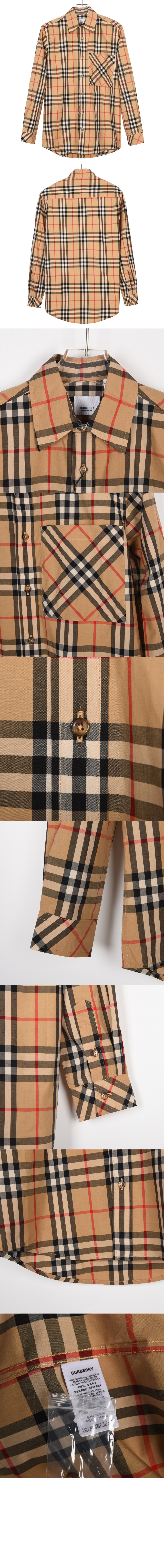 미러급레플리카사이트 | 명품레플리카 전문 쇼핑몰  | 퍼스트원 - 체크 로고 셔츠 > 버버리
