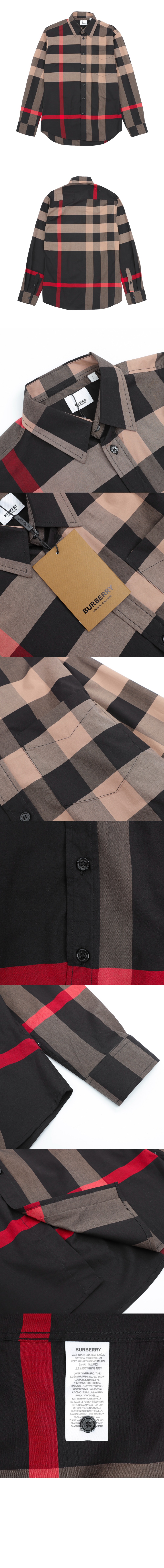미러급레플리카사이트 | 명품레플리카 전문 쇼핑몰  | 퍼스트원 - 체크 로고 셔츠 > 버버리
