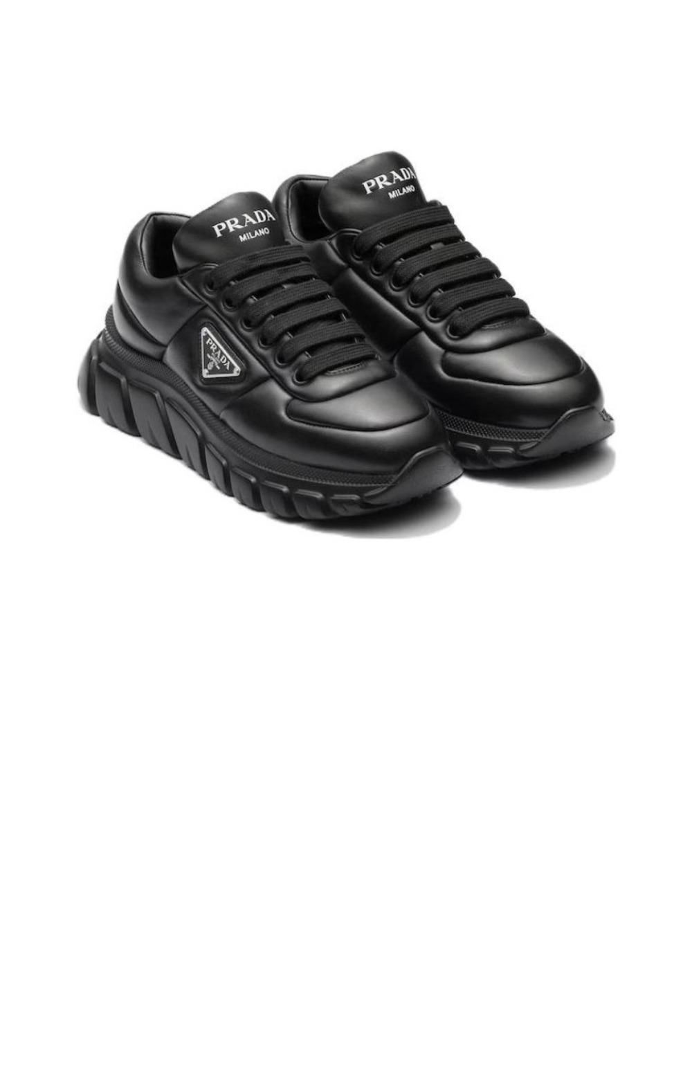 미러급레플리카사이트 | 명품레플리카 전문 쇼핑몰  | 퍼스트원 - 패딩 나파 레더 스니커즈 1E126N > 프라다