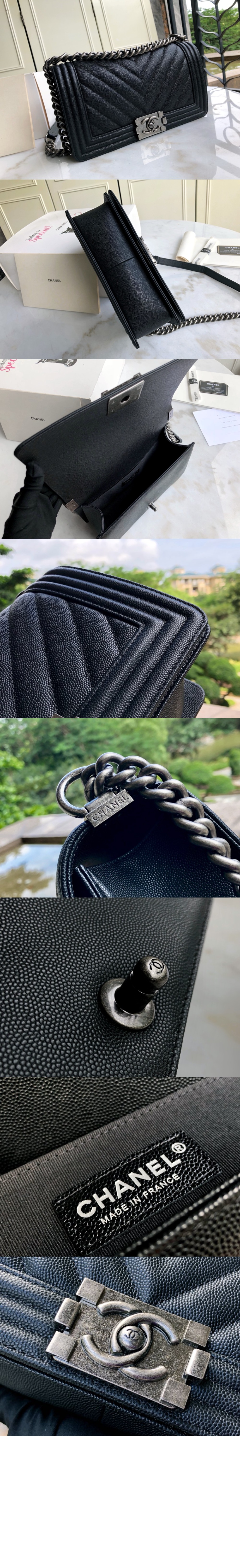 미러급레플리카사이트 | 명품레플리카 전문 쇼핑몰  | 퍼스트원 - 쉐브론 보이백 캐비어 미듐 A67086 > 샤넬