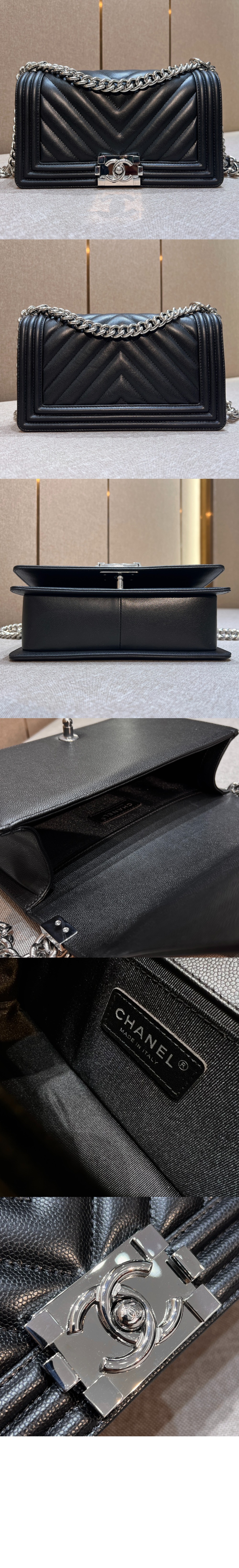 미러급레플리카사이트 | 명품레플리카 전문 쇼핑몰  | 퍼스트원 - 쉐브론 보이백 캐비어 미듐 A67086 > 샤넬