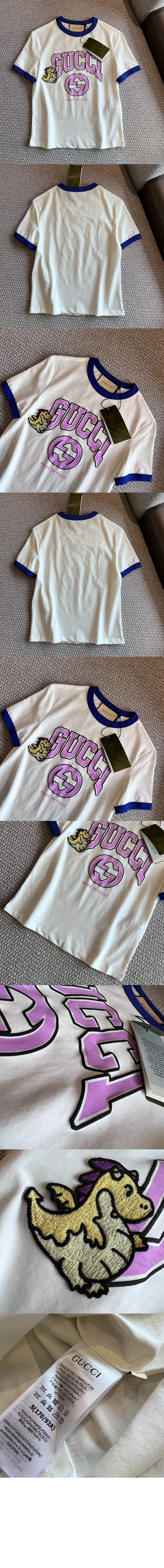 미러급레플리카사이트 | 명품레플리카 전문 쇼핑몰  | 퍼스트원 - 프린트 면 티셔츠 > 구찌