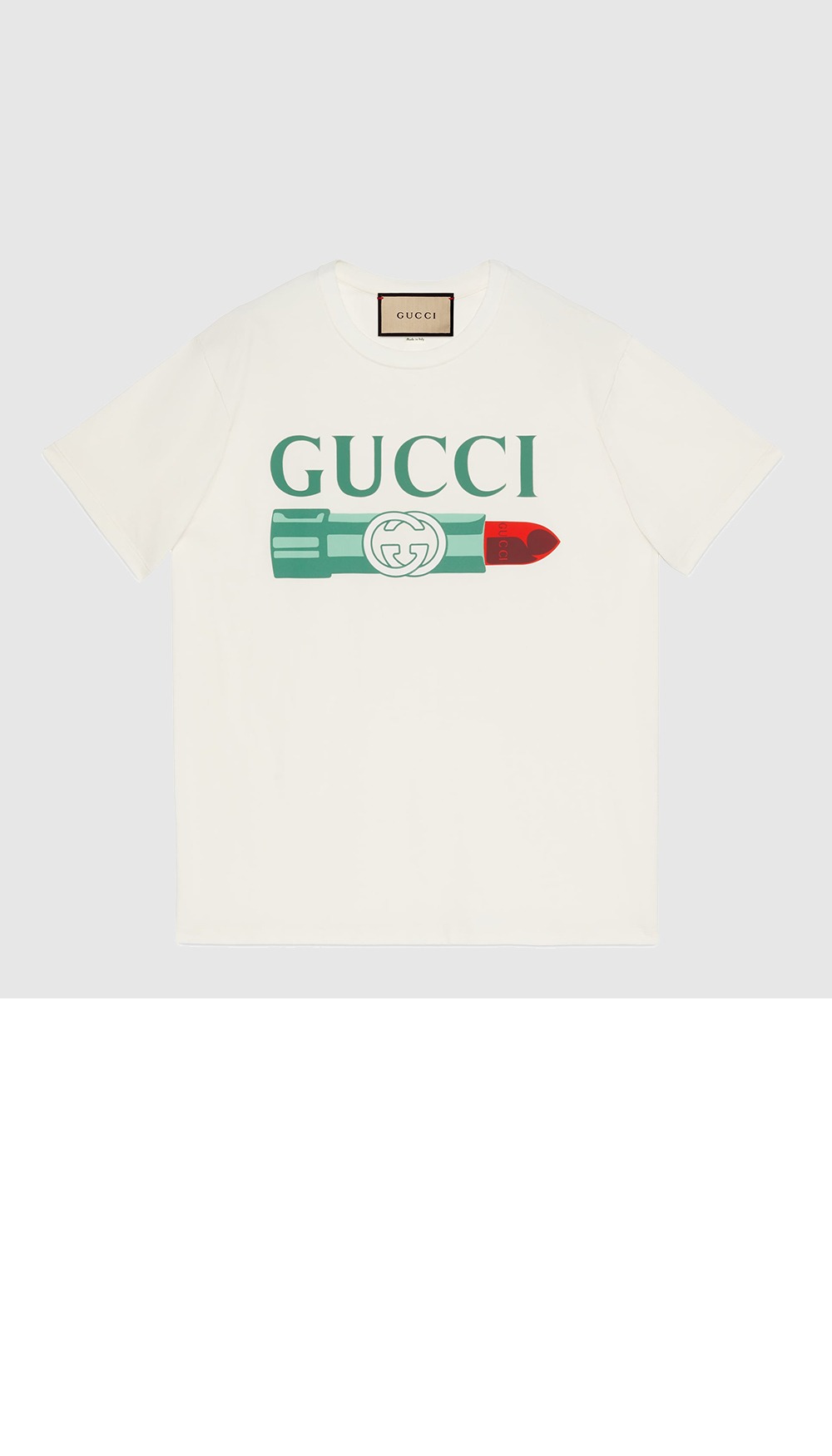 미러급레플리카사이트 | 명품레플리카 전문 쇼핑몰  | 퍼스트원 - 로고 프린트 반팔 > 구찌