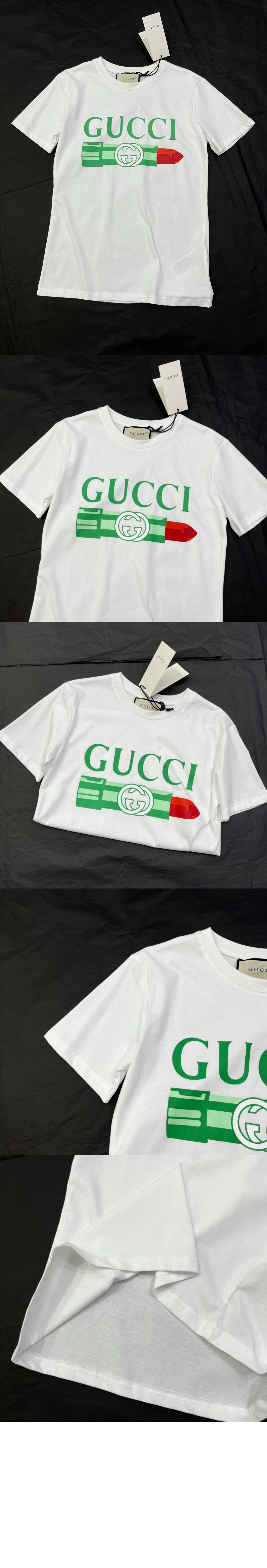 미러급레플리카사이트 | 명품레플리카 전문 쇼핑몰  | 퍼스트원 - 로고 프린트 반팔 > 구찌