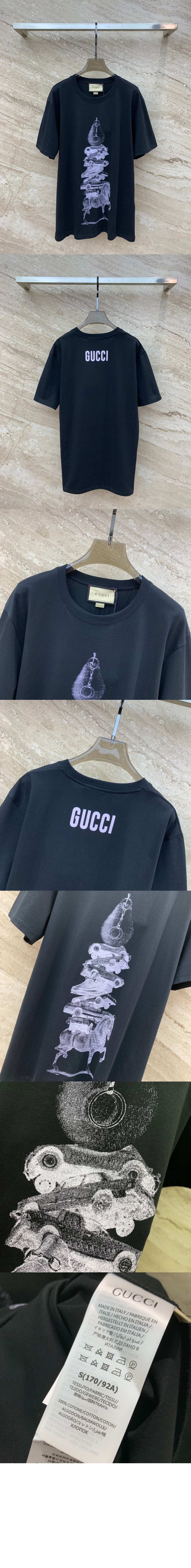 미러급레플리카사이트 | 명품레플리카 전문 쇼핑몰  | 퍼스트원 - 프린트 면 티셔츠 > 구찌