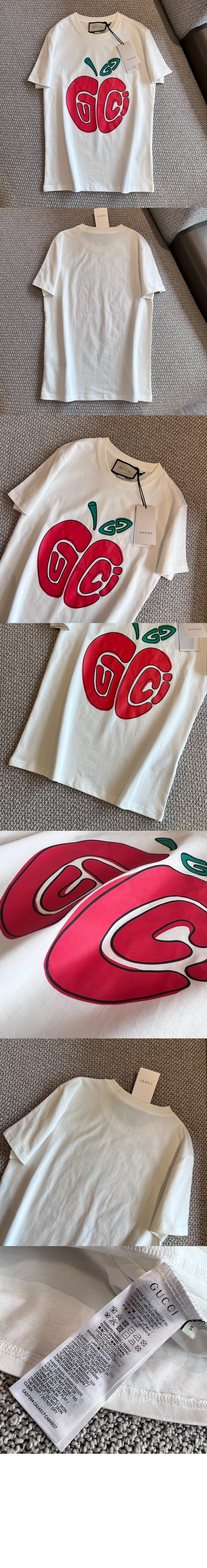 미러급레플리카사이트 | 명품레플리카 전문 쇼핑몰  | 퍼스트원 - 로고 프린트 반팔 > 구찌