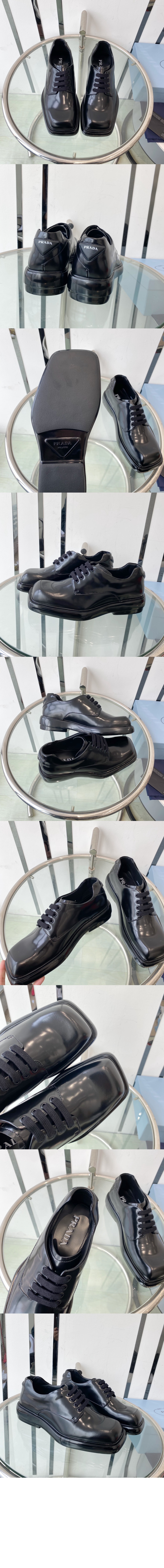 미러급레플리카사이트 | 명품레플리카 전문 쇼핑몰  | 퍼스트원 - 기모 가죽 더비 슈즈 2EG427 > 프라다