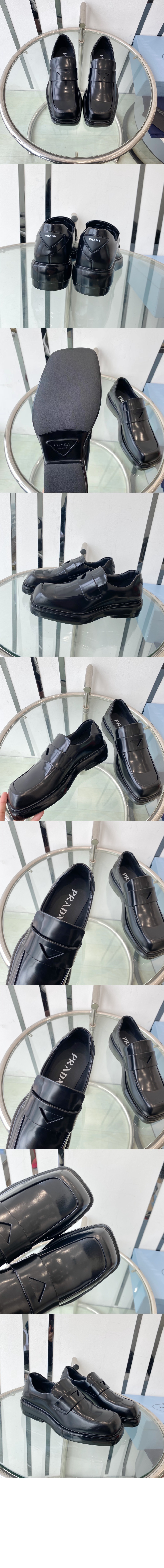 미러급레플리카사이트 | 명품레플리카 전문 쇼핑몰  | 퍼스트원 - 브러시드 레더 로퍼 1D499N > 프라다