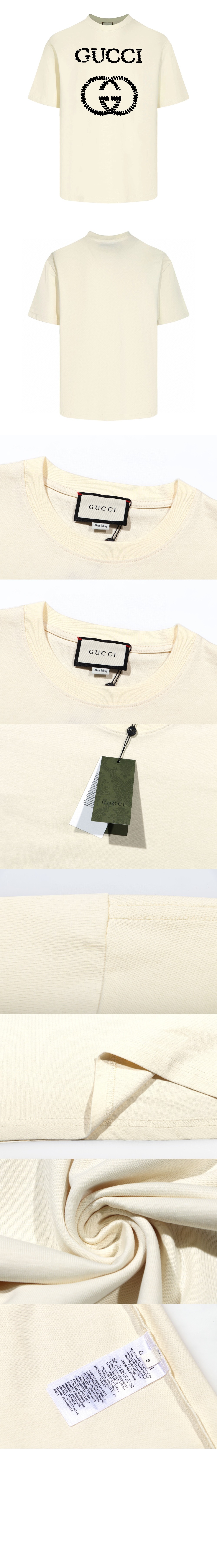 미러급레플리카사이트 | 명품레플리카 전문 쇼핑몰  | 퍼스트원 - 로고 프린트 반팔 > 구찌