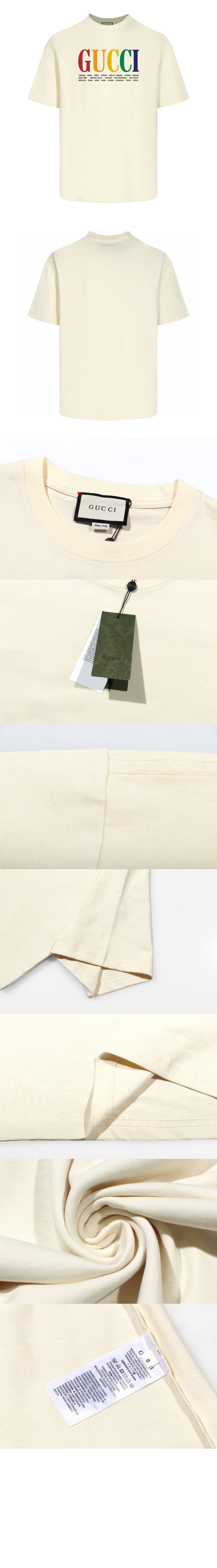 미러급레플리카사이트 | 명품레플리카 전문 쇼핑몰  | 퍼스트원 - 로고 프린트 반팔 > 구찌