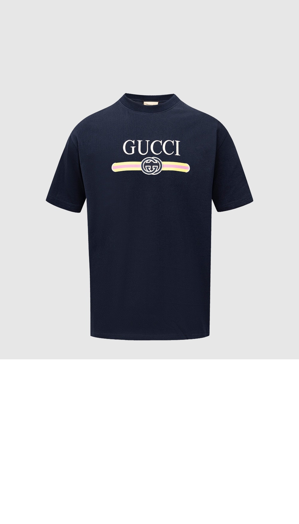 미러급레플리카사이트 | 명품레플리카 전문 쇼핑몰  | 퍼스트원 - 로고 프린트 반팔 > 구찌