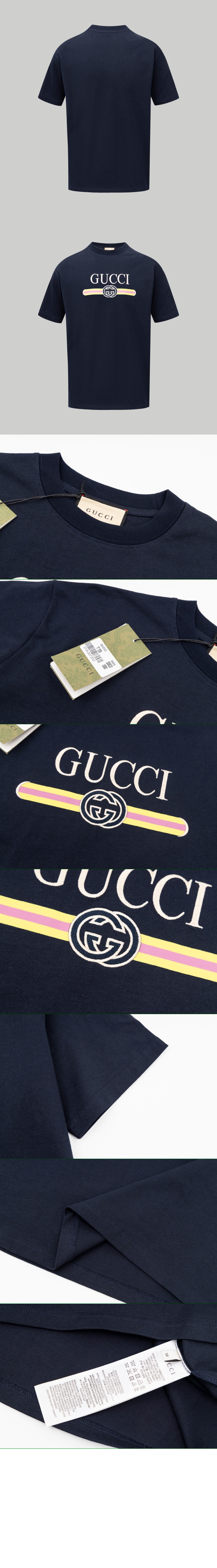 미러급레플리카사이트 | 명품레플리카 전문 쇼핑몰  | 퍼스트원 - 로고 프린트 반팔 > 구찌