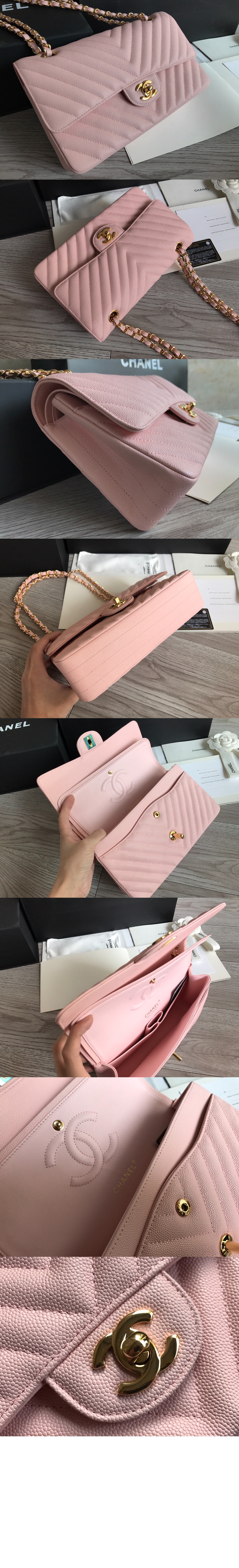 미러급레플리카사이트 | 명품레플리카 전문 쇼핑몰  | 퍼스트원 - 쉐브론 클래식 캐비어 미듐 인기색상 A01112 > 샤넬