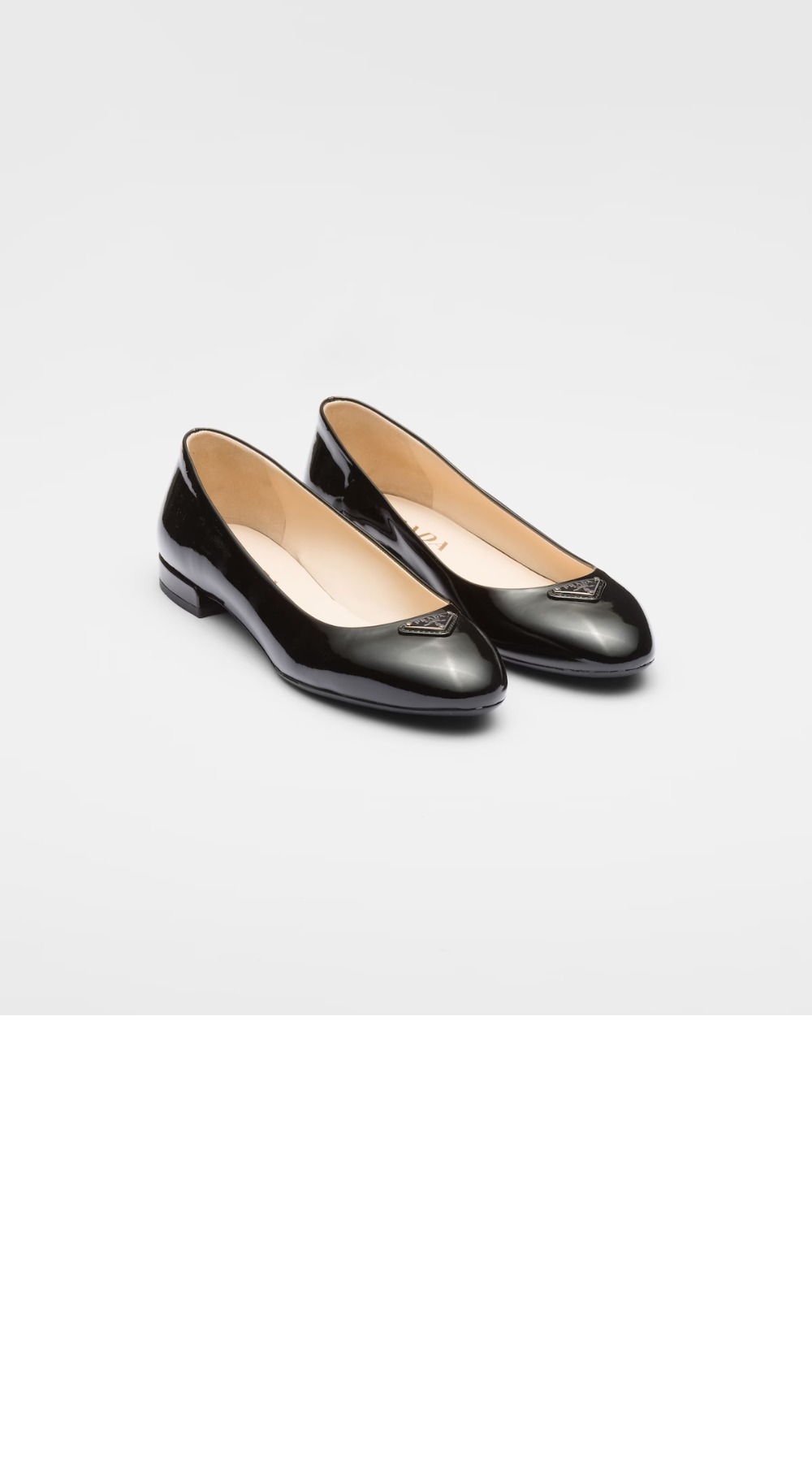 미러급레플리카사이트 | 명품레플리카 전문 쇼핑몰  | 퍼스트원 - 페이턴트 가죽 발레리나 플랫 1F200N > 프라다