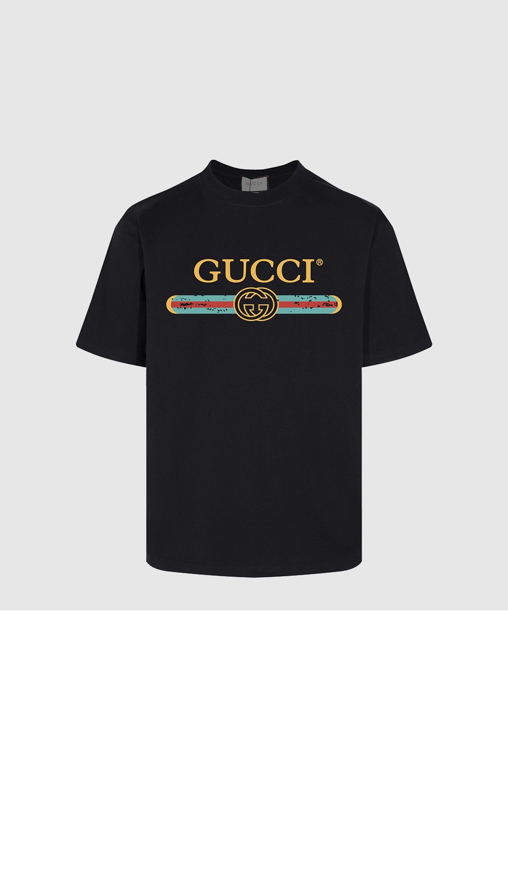 미러급레플리카사이트 | 명품레플리카 전문 쇼핑몰  | 퍼스트원 - 로고 프린트 반팔 > 구찌