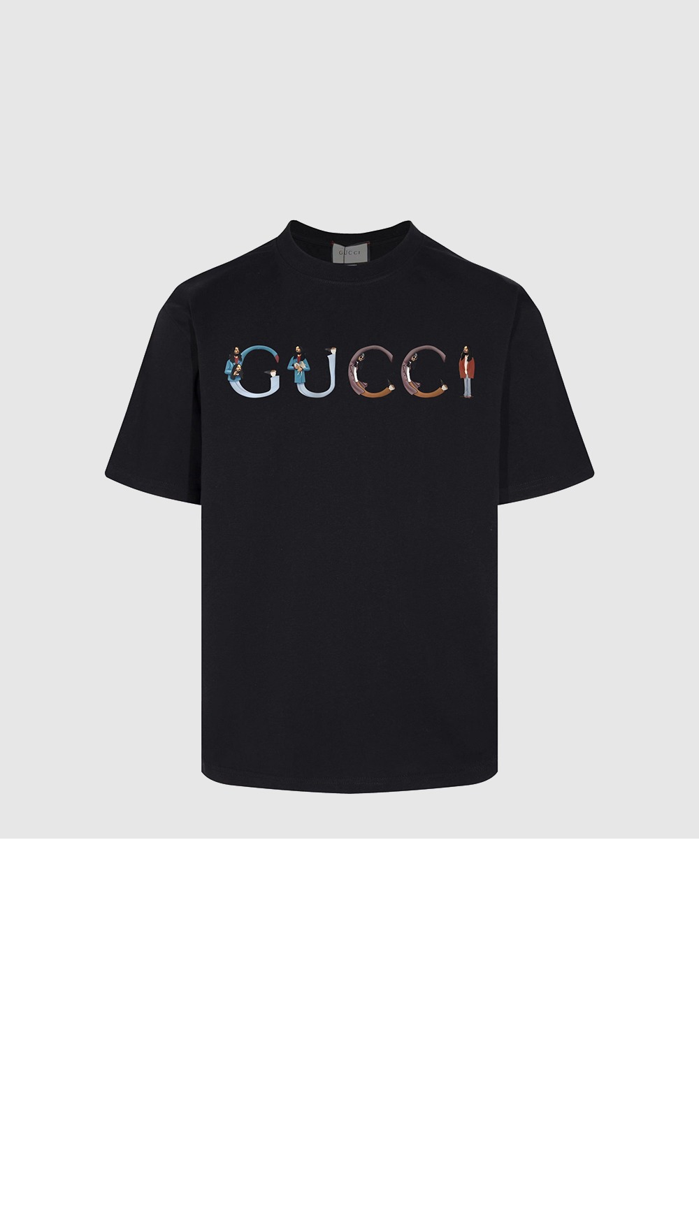 미러급레플리카사이트 | 명품레플리카 전문 쇼핑몰  | 퍼스트원 - 로고 프린트 반팔 > 구찌