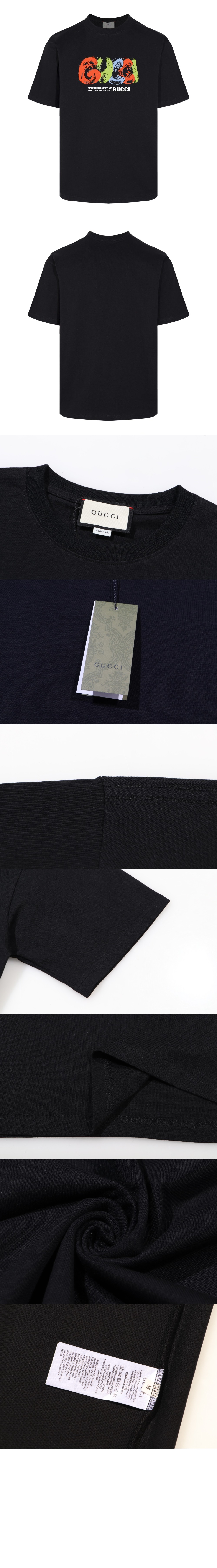 미러급레플리카사이트 | 명품레플리카 전문 쇼핑몰  | 퍼스트원 - 로고 프린트 반팔 > 구찌