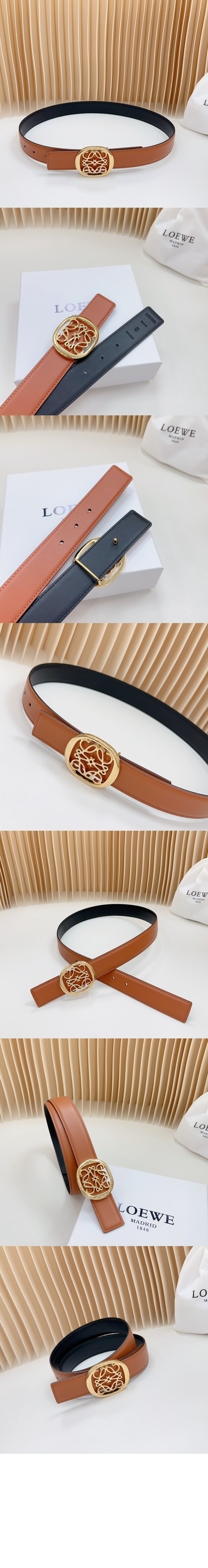 미러급레플리카사이트 | 명품레플리카 전문 쇼핑몰  | 퍼스트원 - 리버서블 애너그램 일립스 벨트 > 로에베