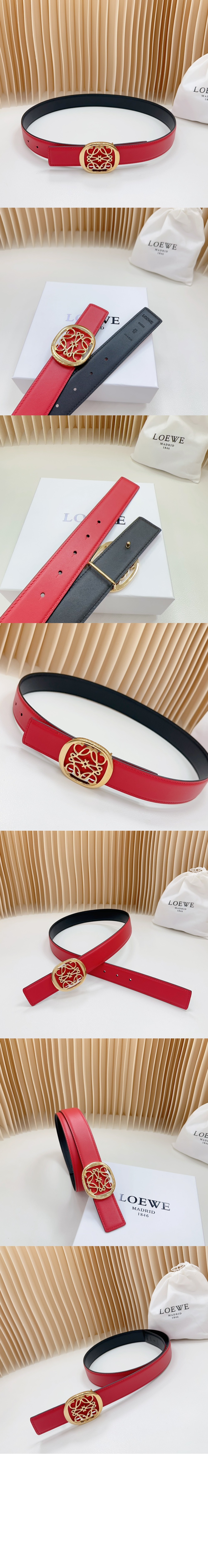 미러급레플리카사이트 | 명품레플리카 전문 쇼핑몰  | 퍼스트원 - 리버서블 애너그램 일립스 벨트 > 로에베