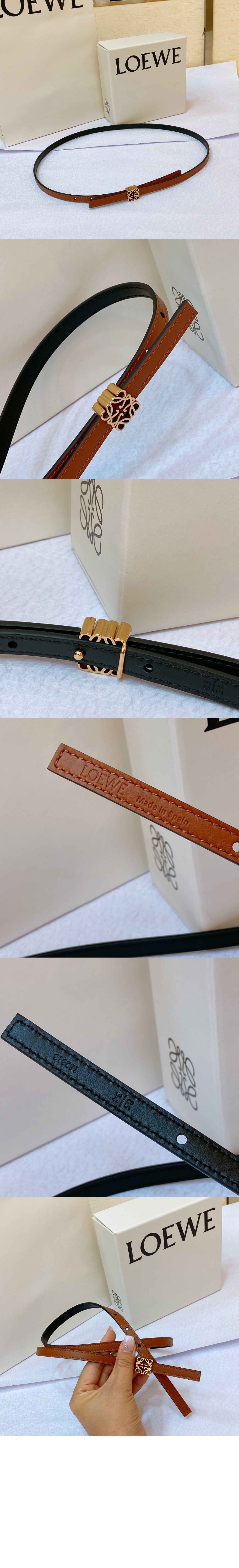 미러급레플리카사이트 | 명품레플리카 전문 쇼핑몰  | 퍼스트원 - 리버서블 애너그램 큐브 벨트 > 로에베