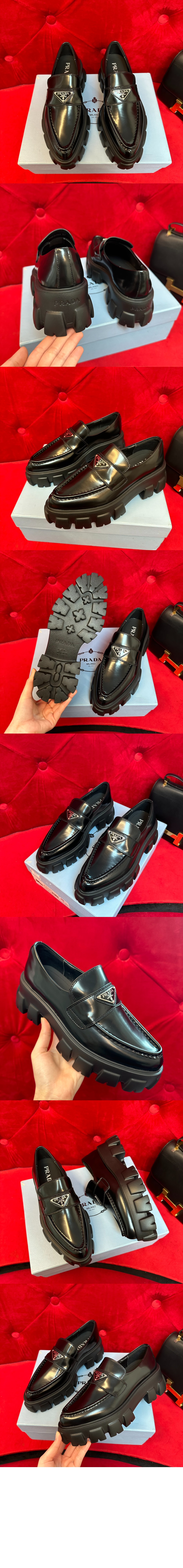 미러급레플리카사이트 | 명품레플리카 전문 쇼핑몰  | 퍼스트원 - 모놀리스 브러시드 로고 로퍼 1D663M > 프라다