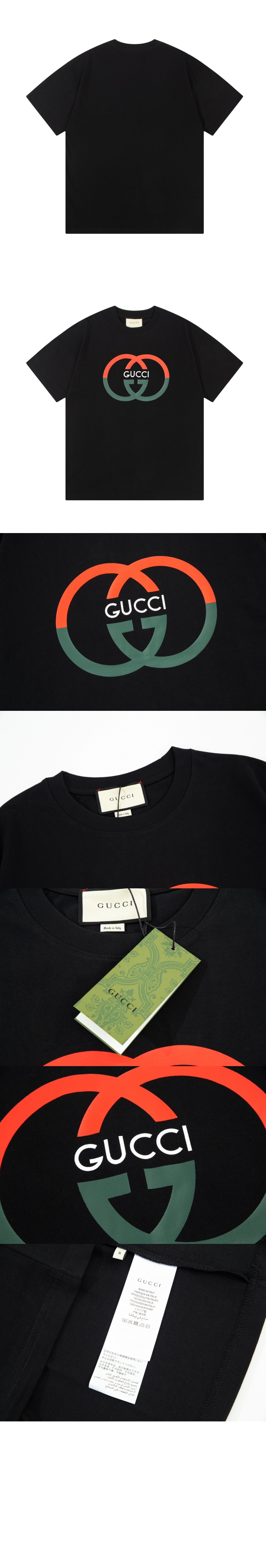 미러급레플리카사이트 | 명품레플리카 전문 쇼핑몰  | 퍼스트원 - 로고 프린트 반팔 > 구찌