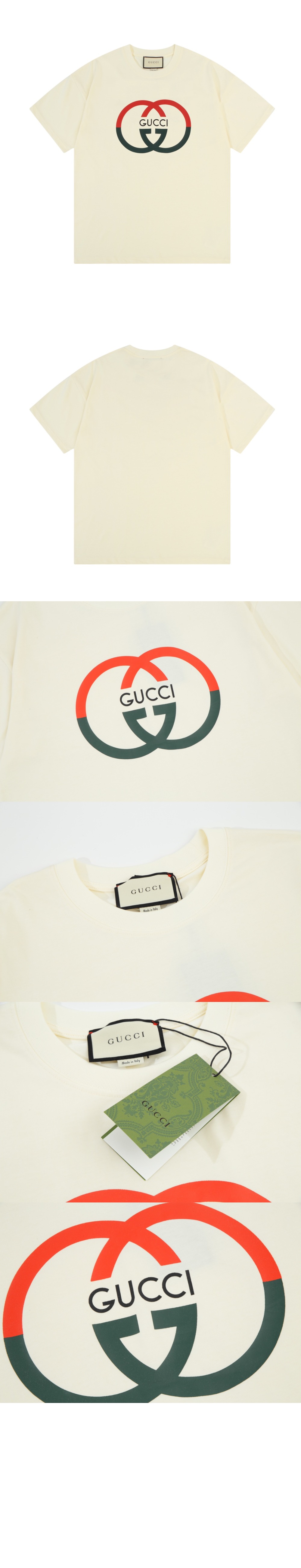 미러급레플리카사이트 | 명품레플리카 전문 쇼핑몰  | 퍼스트원 - 로고 프린트 반팔 > 구찌