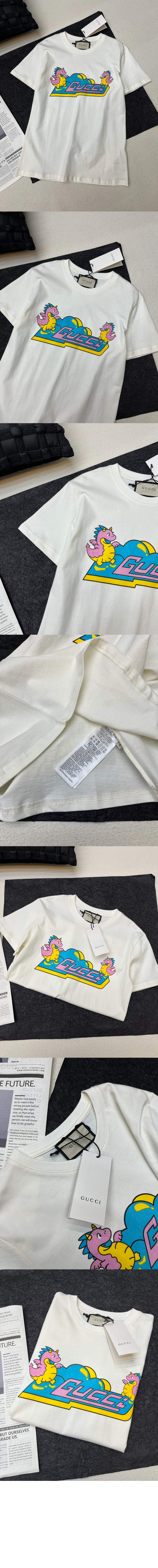 미러급레플리카사이트 | 명품레플리카 전문 쇼핑몰  | 퍼스트원 - 프린트 면 티셔츠 > 구찌