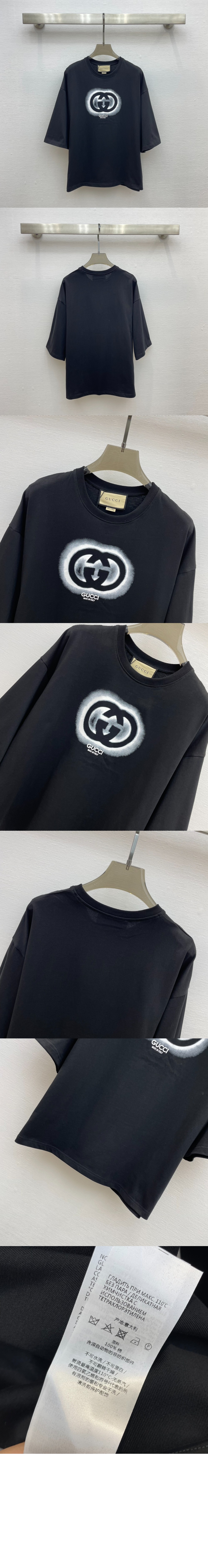 미러급레플리카사이트 | 명품레플리카 전문 쇼핑몰  | 퍼스트원 - 로고 프린트 반팔 > 구찌