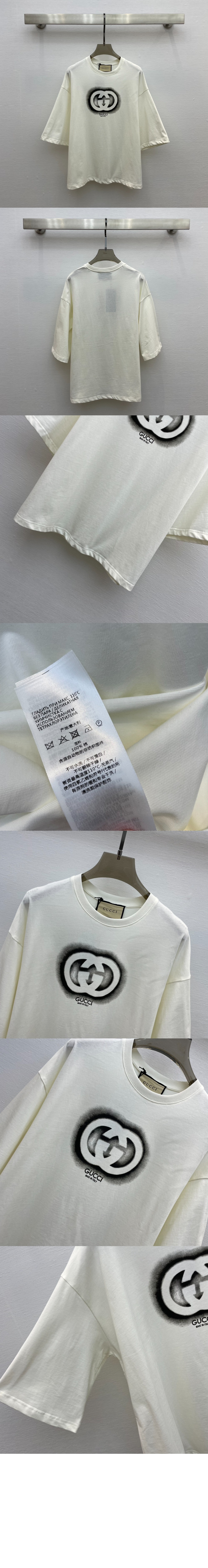 미러급레플리카사이트 | 명품레플리카 전문 쇼핑몰  | 퍼스트원 - 로고 프린트 반팔 > 구찌