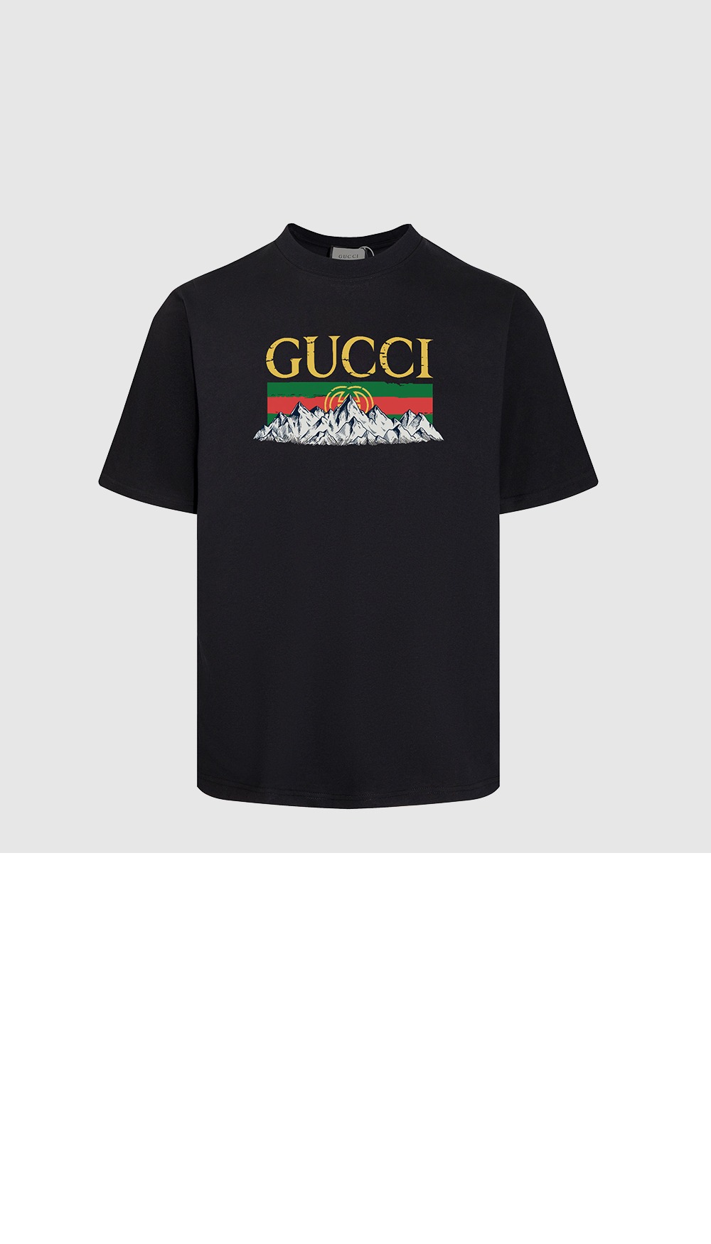 미러급레플리카사이트 | 명품레플리카 전문 쇼핑몰  | 퍼스트원 - 로고 프린트 반팔 > 구찌