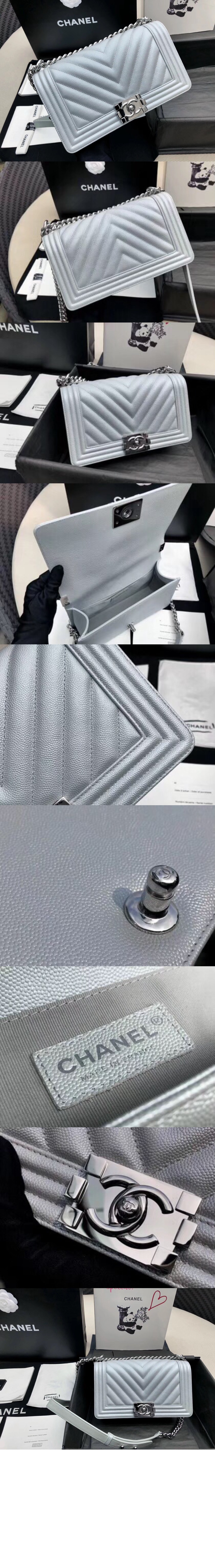 미러급레플리카사이트 | 명품레플리카 전문 쇼핑몰  | 퍼스트원 - 쉐브론 보이백 캐비어 미듐 인기색상 A67086 > 샤넬